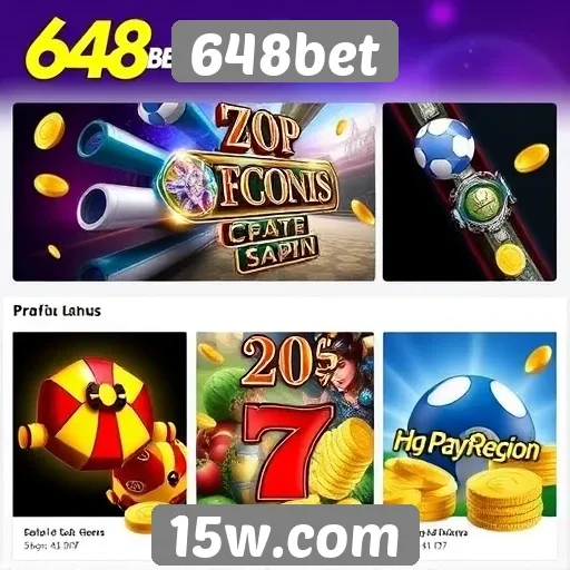 Jogos populares disponíveis no site 648bet